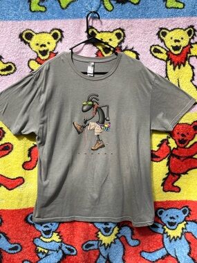Joe Cartoon Tucson Hiking Ant Graphic T-Shirt Duck Co Size L Gray